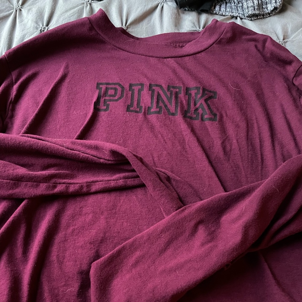 Maroon Crop top